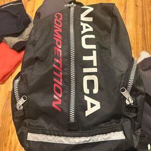 Nautica Black Competition Backpack